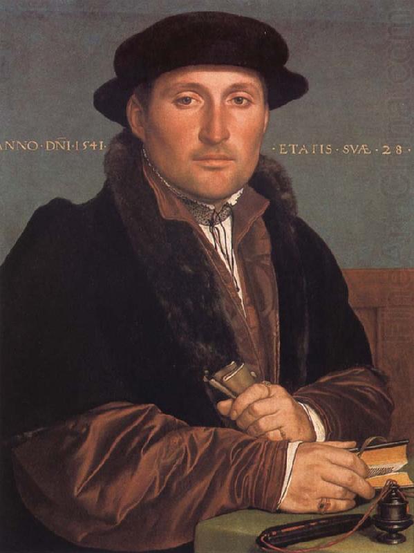 Portrait of a young mercant, Hans holbein the younger